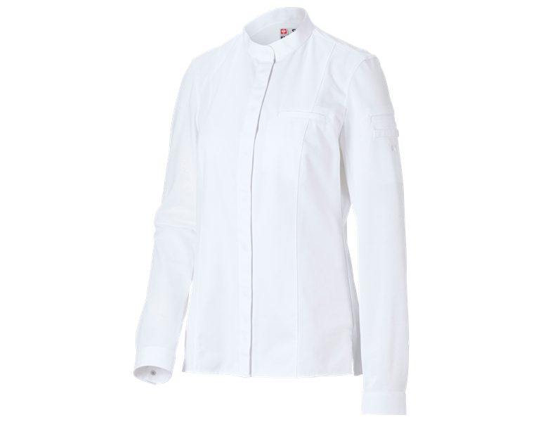 Hauptansicht, Kochjacken | Bäckerjacken, e.s. Hybrid Kochhemd, Damen, weiß