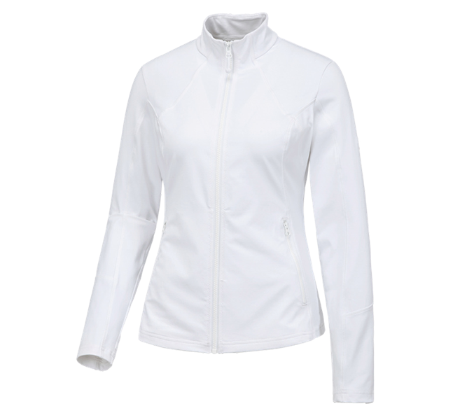 Hauptansicht, Medical, e.s. Funktions Sweatjacke solid, Damen, weiß