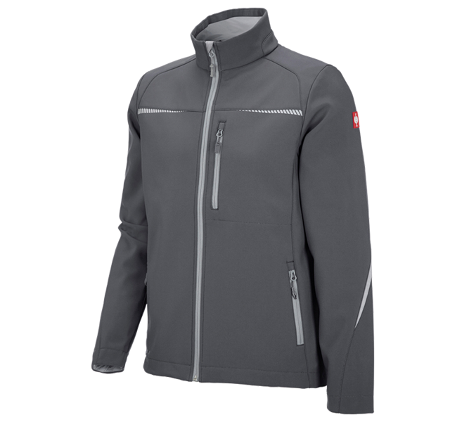 Vue principale, Aperçu des collections e.s., Veste Softshell e.s.motion 2020, anthracite/platine