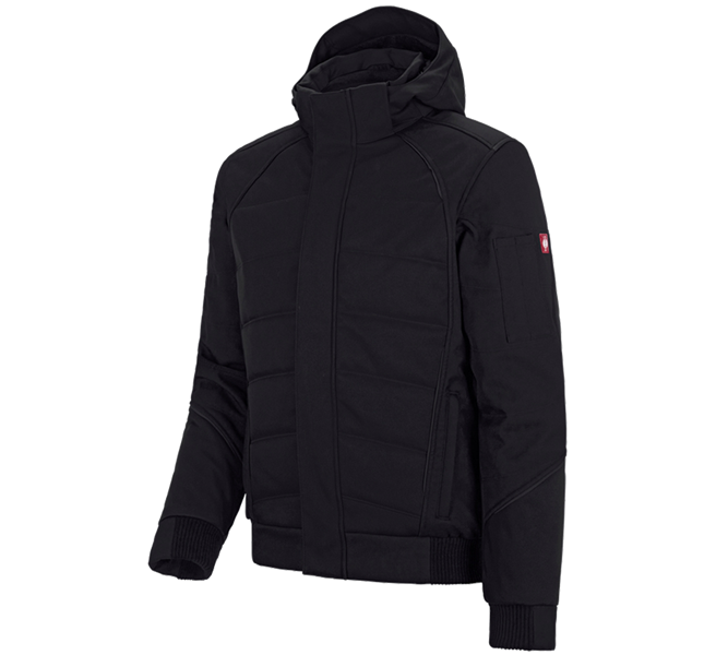 Vue principale, Hommes, Veste softshell d'hiver e.s.vision, noir