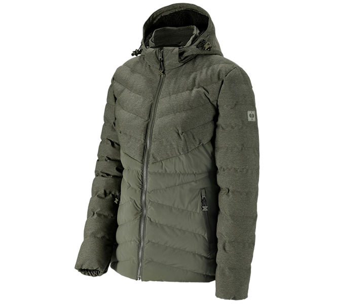 Vue principale, e.s.motion ten, Veste d'hiver e.s.motion ten, femmes, vert camouflage