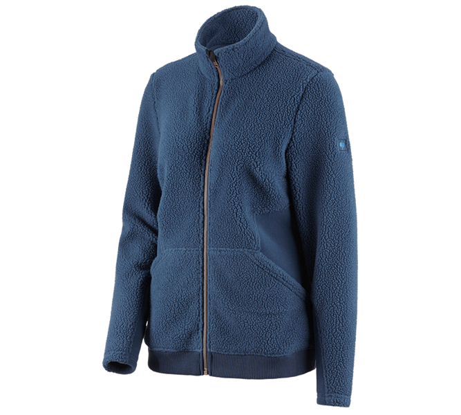 Vue principale, e.s.vintage, Veste polaire e.s.vintage, pour femmes, bleu arctique