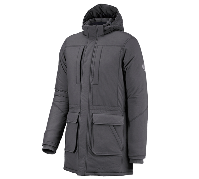 Vue principale, e.s.iconic, Parka e.s.iconic, gris carbone