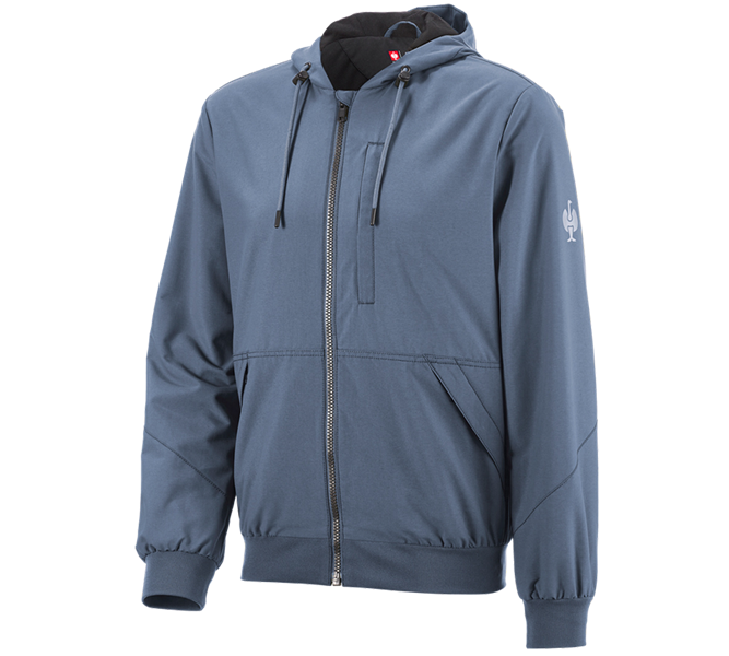 Hauptansicht, e.s.iconic, Kapuzenjacke e.s.iconic, oxidblau