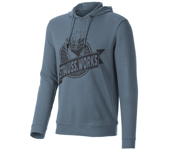 Hauptansicht, e.s.iconic, Hoody-Sweatshirt e.s.iconic works, oxidblau