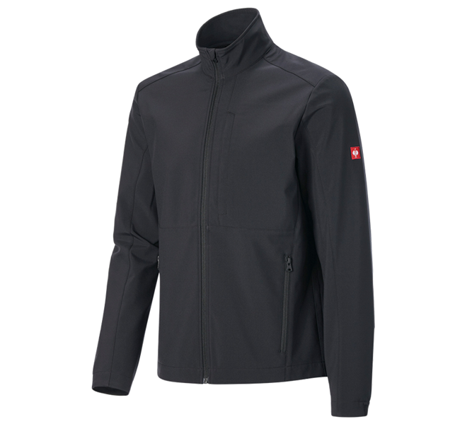 Vue principale, Vêtements, Veste Softshell e.s.trail pure, noir