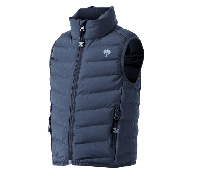 Vue principale, Gilets, Gilet e.s.motion ten, enfants, bleu ardoise