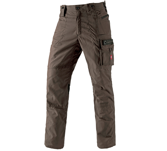 Vue principale, Hommes, e.s. Pantalon à taille élastique cotton touch, écorce