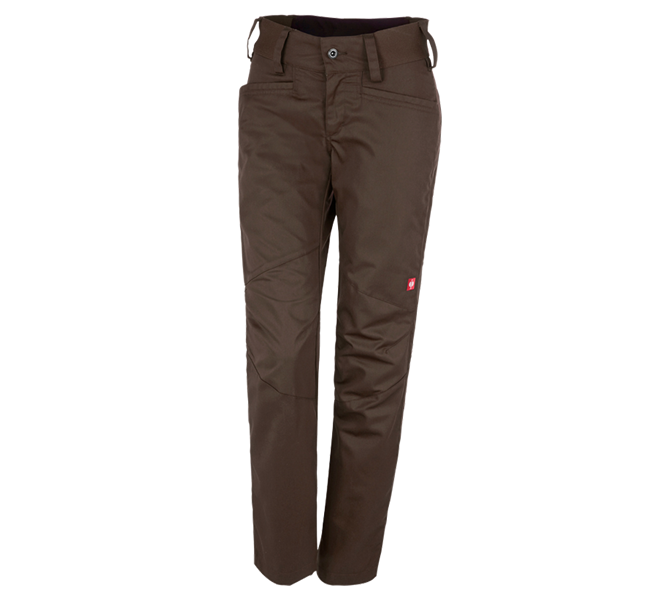 Vue principale, Horti-/ Sylvi-/ Agriculture, e.s. Pantalon de travail base, femmes, marron