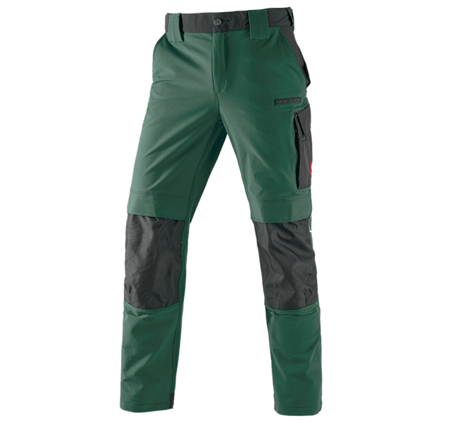 Vue principale, Horti-/ Sylvi-/ Agriculture, Fonct. pantalon à taille élast. e.s.dynashield, vert/noir