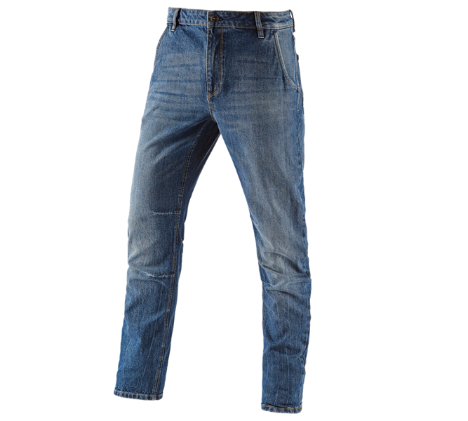 Vue principale, Vêtements, e.s. Jeans à 5 poches POWERdenim, stonewashed