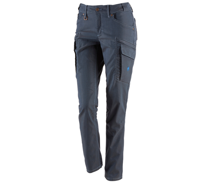 Hauptansicht, e.s. Kollektionen im Überblick, Cargohose e.s.vintage, Damen, arktikblau