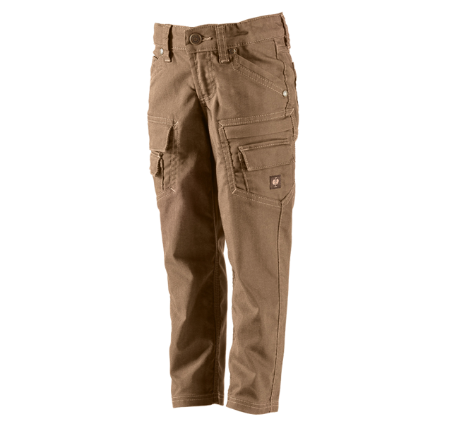 Vue principale, Vêtements, Pantalon Cargo e.s.vintage, enfants, sépia