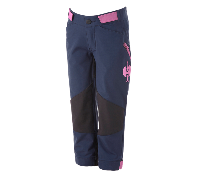 Vue principale, Enfants, Pantalon de fonction e.s.trail, enfants, bleu profond/rose tara