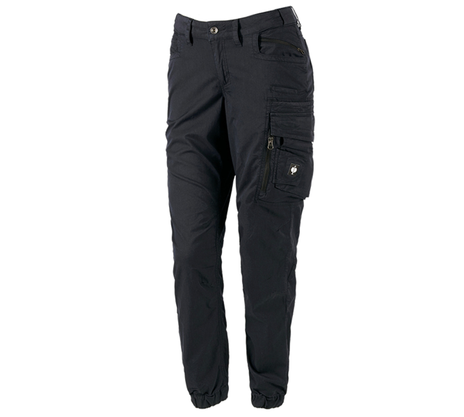 Hauptansicht, Bekleidung, Cargohose e.s.motion ten Sommer, Damen, schwarz