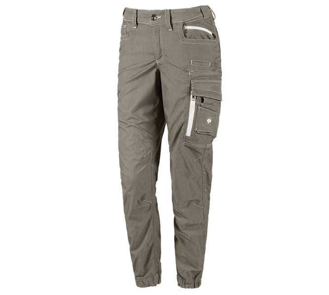 Hauptansicht, Gastro, Cargohose e.s.motion ten Sommer, Damen, moorgrün