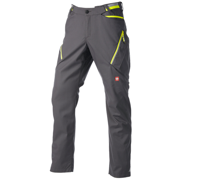 Hauptansicht, Bundhosen, Multipocket-Hose e.s.ambition, anthrazit/warngelb
