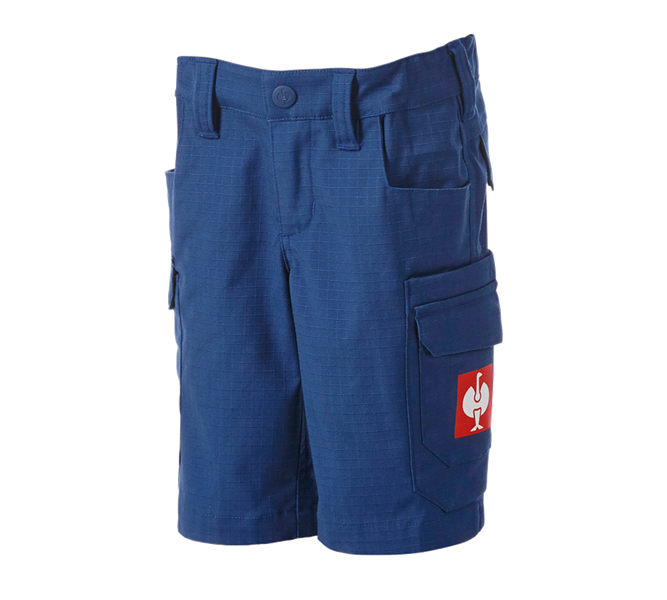 Vue principale, Pantalons de travail, Super Mario Short cargo, enfants, bleu alcalin