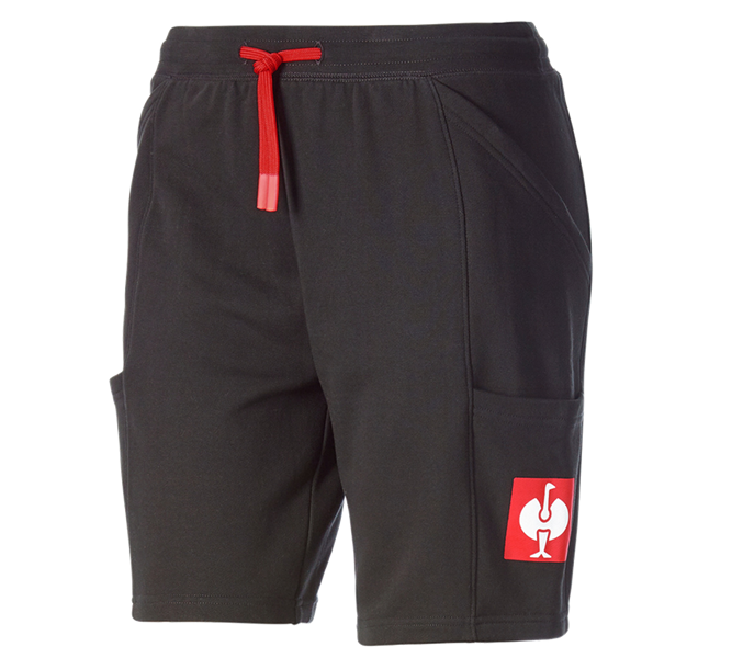 Vue principale, Pantalons de travail, Super Mario Sweat short, femmes, noir