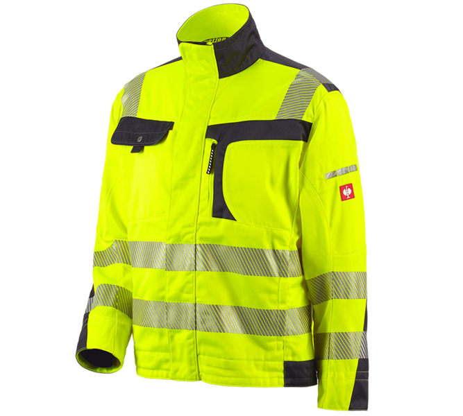 Vue principale, Vêtements haute visibilité, Veste de signalisation e.s.motion, jaune fluo/anthracite