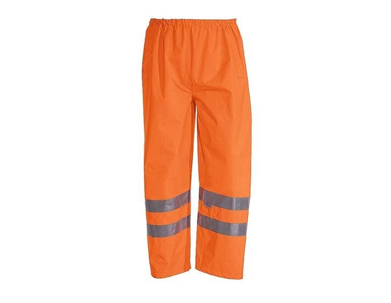 Vue principale, Vêtements haute visibilité, STONEKIT Pantalon à taille élast. de signalisation, orange fluo