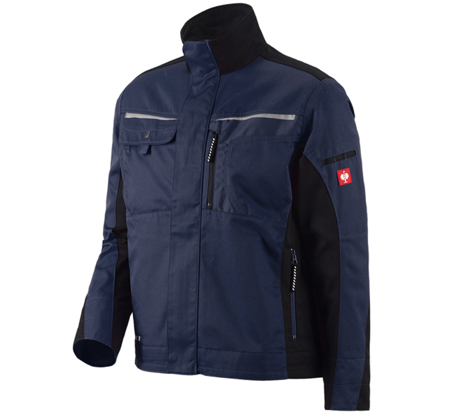 Vue principale, Vestes de travail, Veste de travail e.s.motion, bleu foncé/noir