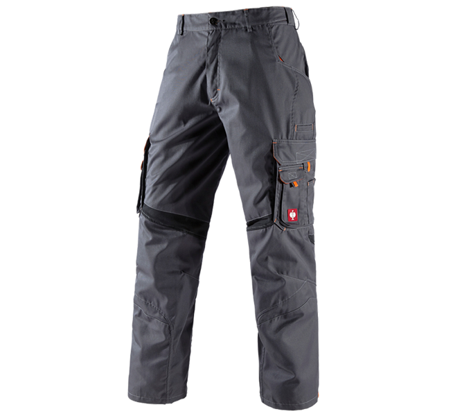 Hauptansicht, Hosen, Bundhose e.s.akzent, anthrazit/orange