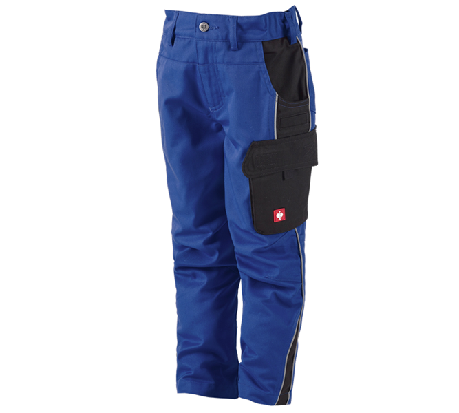 Vue principale, Enfants, Pantalon à taille élastique enfants e.s.active, bleu royal/noir