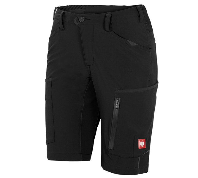 Hauptansicht, Damen, Short e.s.vision stretch, Damen, schwarz