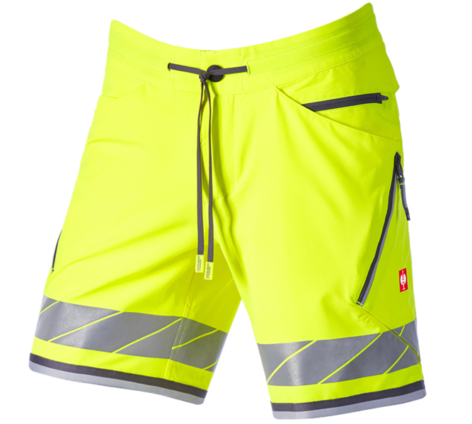 Hauptansicht, Shorts | 3/4 Hosen, Reflex Funktions Short e.s.ambition, warngelb/anthrazit