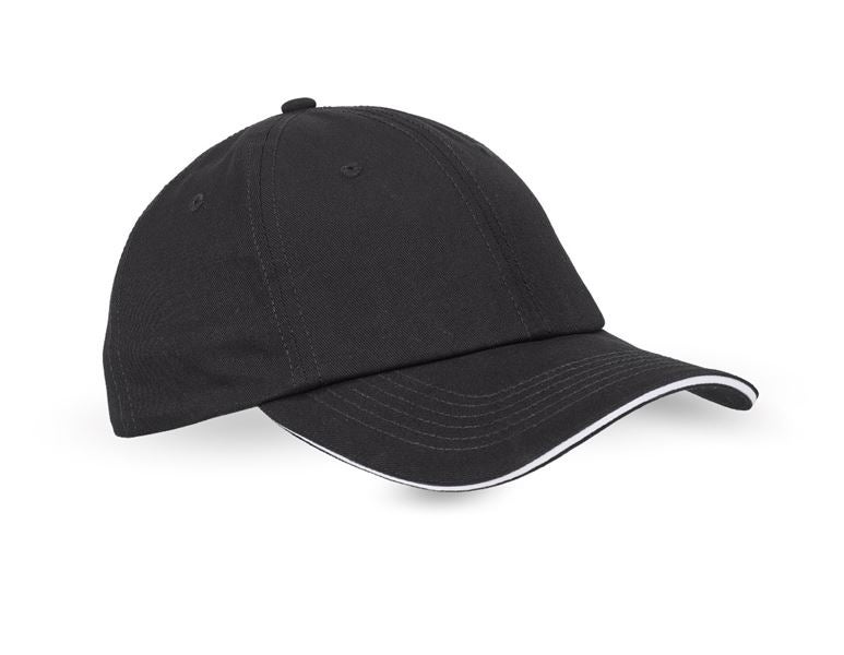 Vue principale, Couvre-chef, e.s. Casquette color, noir