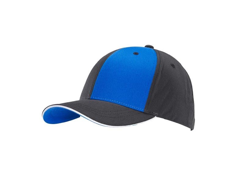 Vue principale, e.s.motion 2020, e.s. Casquette motion 2020, graphite/bleu gentiane