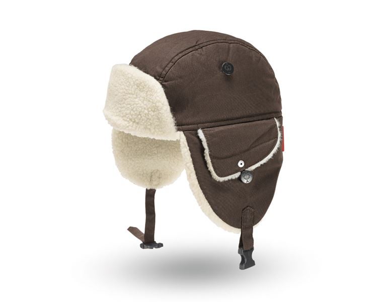 Vue principale, Couvre-chef, e.s. Bonnet d‘hiver cotton touch, écorce