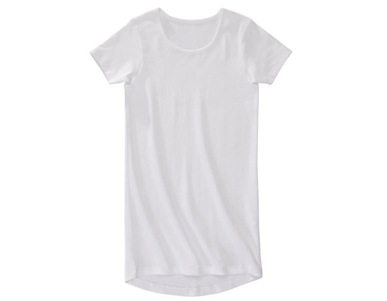 Vue principale, Vêtements, e.s. Cotton rib t-shirt, blanc