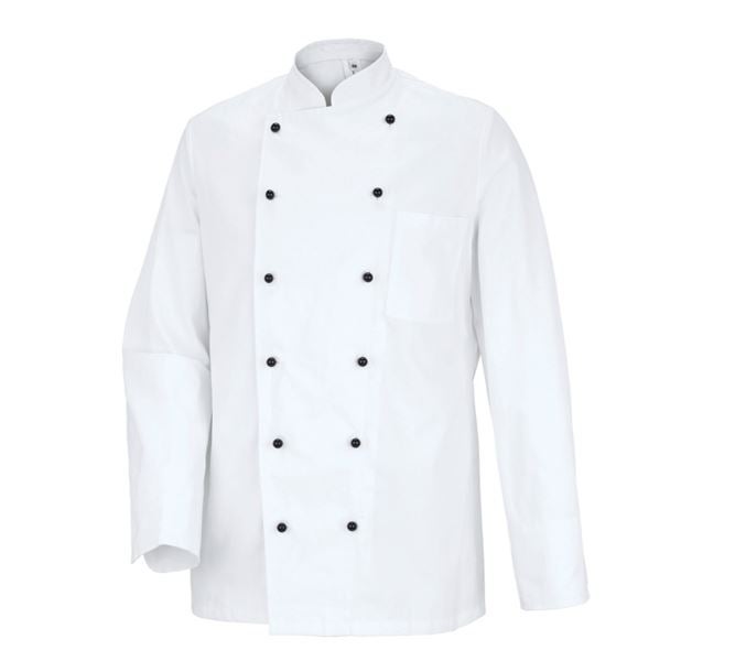 Vue principale, Vestes de cuisine, Veste de chef Warschau, blanc