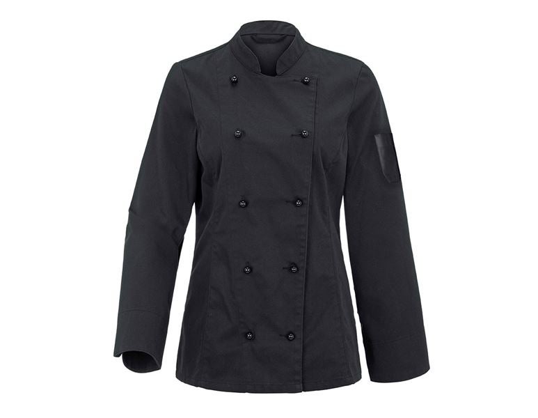 Vue principale, Vêtements, Veste de cuisine pour femmes Darla II, noir