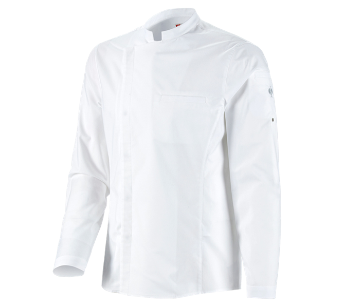 Vue principale, Vestes de cuisine, e.s. Chemise de cuisinier, blanc