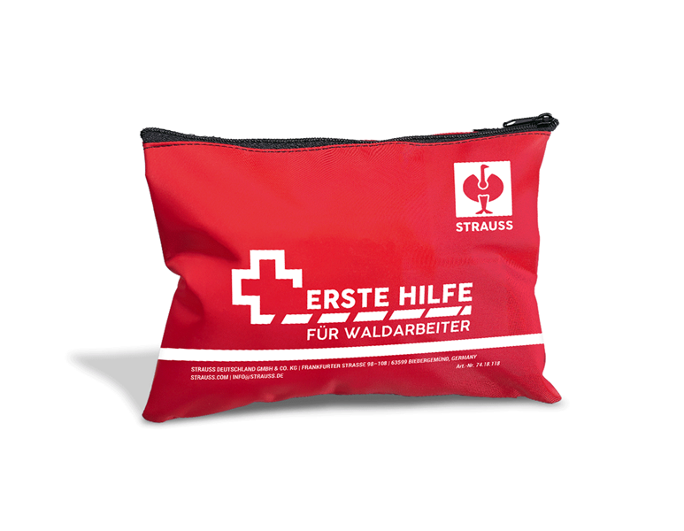 Vue principale, Sécurité au travail, Kit de premiers secours p. des ouvriers forestiers