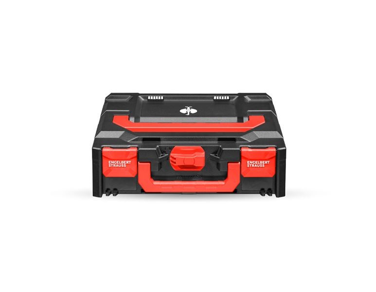 Hauptansicht, STRAUSSboxen, STRAUSSbox 118 midi, schwarz/rot
