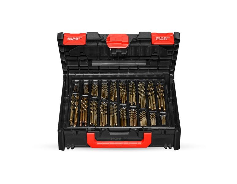 Vue principale, Forets à métaux, Jeu de forets hélicoïdaux à métaux HSS-Co inox
