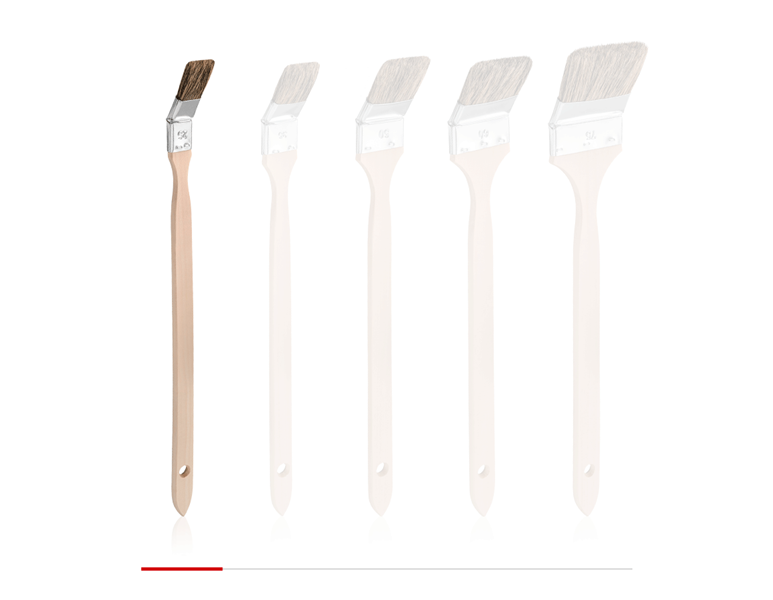 Vue principale, Outils à main, Pinceau pour radiateurs classic, gris