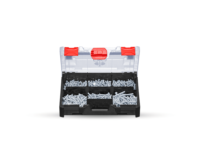 Vue principale, Vis, Vis à six pans DIN 933 M5 STRAUSSbox mini