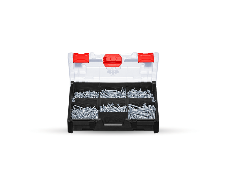 Vue principale, Vis, Assortiment de vis universelles plus, galv. STbox
