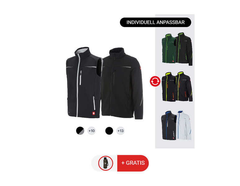 HERREN-SET: Softshelljacke + Weste e.s.motion 2020