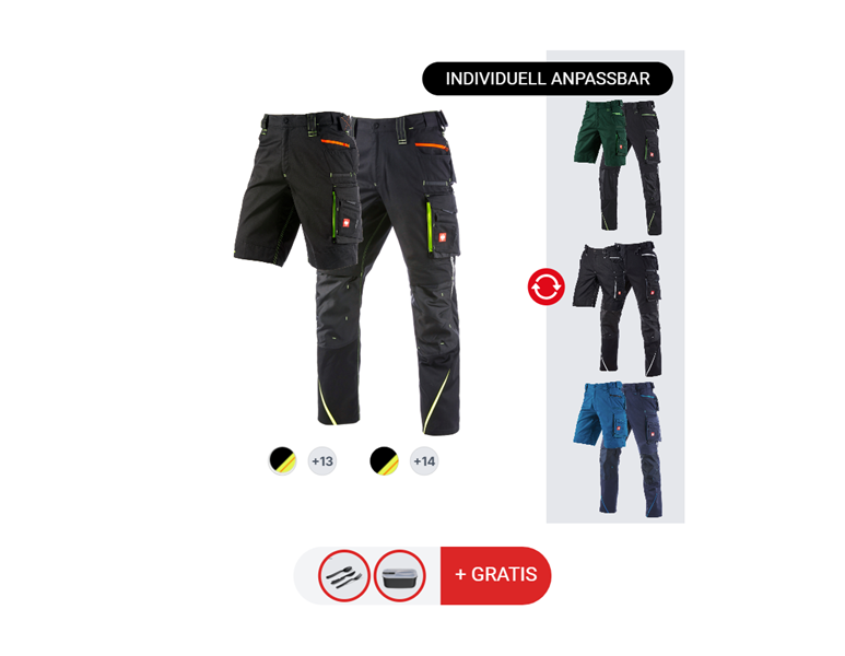 HERREN-SET: Bundhose + Short e.s.motion 2020
