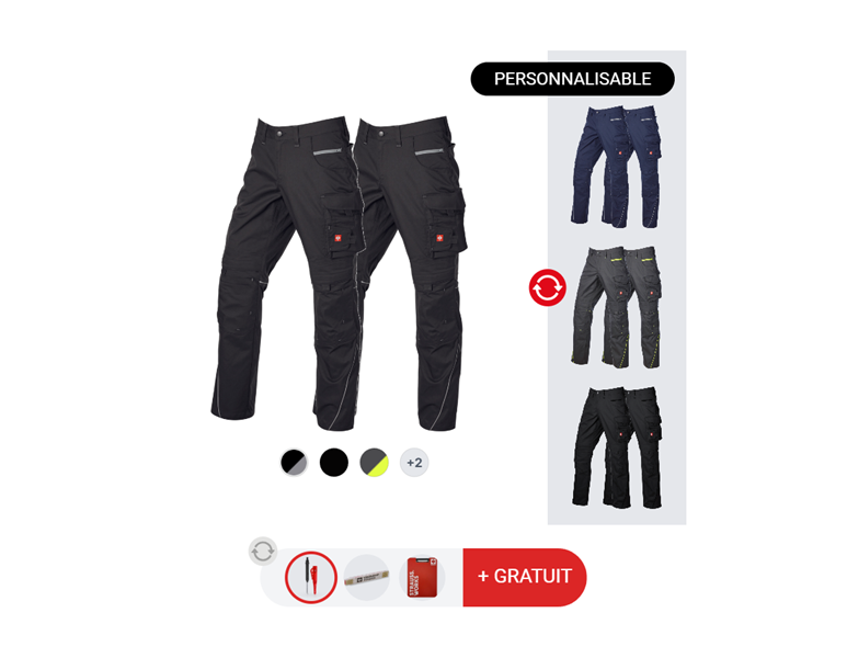 KIT POUR HOMMES :  2x Pantalon e.s.line.core