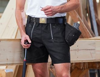 Vue 3, Poche à clous en cuir e.s.​vintage, noir