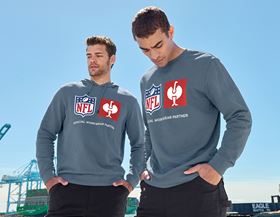 Vue, NFL Hoodie cotton, bleu oxyde
