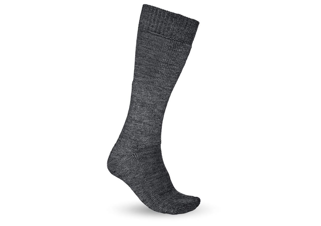 Socken | Strümpfe: e.s. Touringstrümpfe Nature x-warm/x-high + anthrazit