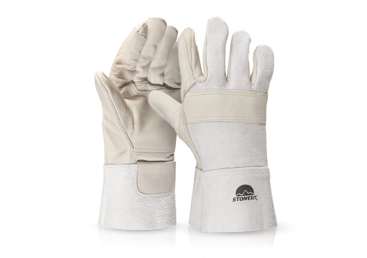 Cuir: Gants de soudure en cuir, renforcés